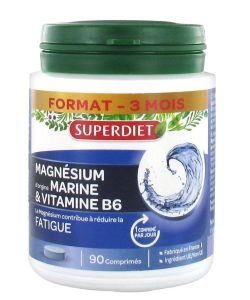 Magnésium marin + Vitamine B6, 90 comprimés